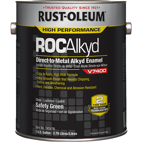 Rust-Oleum&reg; V7400 System 340 VOC DTM Alkyd Enamel - Safety Green